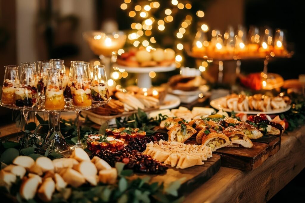 Catering voor kerst en nieuwjaar