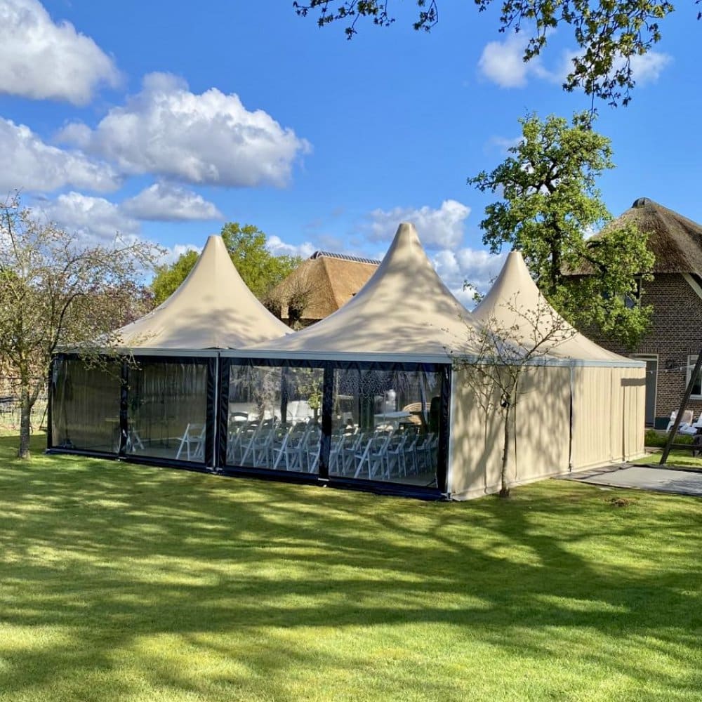 Pagodetent bruiloft - Tentenverhuur Friesland